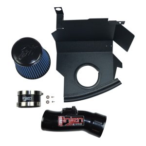 Honda Accord Performance Air Intake - Injen - Short Ram + SuperNano-Web Dry Air Filter + Heatshield - Black - `18-`20