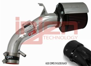 Nissan Altima Performance Air Intake - Injen - SP Short Ram Intake with Heat Shield and SuperNano-Web Dry Air Filter - Polished - `07-`12 Nissan Altima Performance Air Intake - Injen - SP Short Ram Intake with Heat Shield and SuperNano-Web Dry Air Filter - Polished - `07-`12
