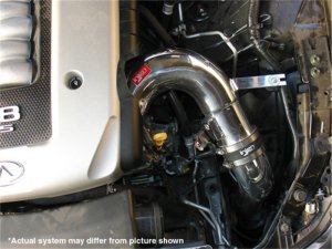 Infiniti M45 Performance Air Intake - Injen - SP Series Tuned, MR Technology, SuperNano-Web Dry Air Filter - Polished - `06-`10