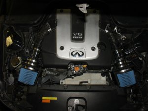 Infiniti G37 Performance Air Intake - Injen - SP Short Ram with MR Technology and Air Fusion - Black - `08-`13