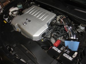 Toyota Camry Performance Air Intake - Injen - SP Series Short Ram, MR Technology + Air Fusion, SuperNano-Web Dry Filter - Polished - `07-`11