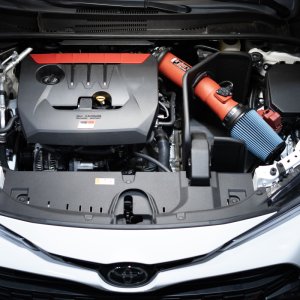 Toyota GR Corolla Performance Air Intake - Injen - Short Ram - Wrinkle Red - `23-`25