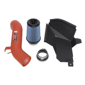 Volkswagen GTI Performance Air Intake - Injen - SP Aluminum Series - Wrinkle Red - `22-`24