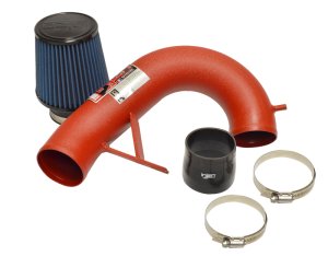 Audi A5 Performance Air Intake - Injen - SP3087 Short Ram Air Intake System - Wrinkle Red - `18-`20