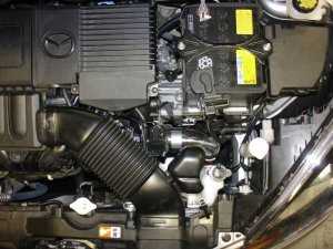 Mazda 2 Performance Air Intake - Injen - SP Tuned Cold Air Intake with MR Technology and Air Fusion - Black - `11-`12