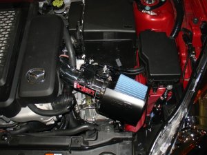 Mazda Mazdaspeed 3 Performance Air Intake - Injen - Short Ram with MR Technology - Black - `07-`13