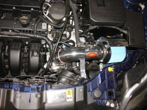 Ford Focus Performance Air Intake - Injen - SP Series with MR Tech, Web Nano-Fiber Dry Filter & Heat Shield - Black - `12-`14