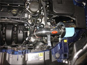 Ford Focus Performance Air Intake - Injen - SP Series with MR Technology, Air Fusion, SuperNano-Web Filter and Heat Shield - Polished - `12-`14