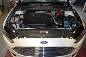 Ford Fusion Performance Air Intake - Injen - SP Series with MR Technology and Heat Shield - Black - `14-`16