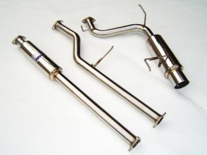 Honda Accord Performance Exhaust - Invidia - N1 Cat Back - Stainless Tips - `98-`01