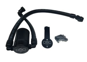Ford Boss 302 Oil Separator - Driver Side - J&L - Oil Separator 3.0 - Black Anodized - `12-`13