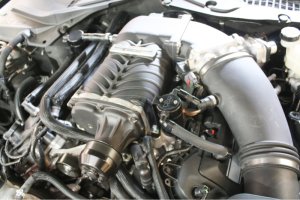 Ford Mustang Oil Separator - Driver Side - J&L - 3.0 - Black Anodized - `11-`14