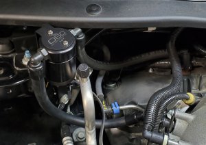 Ford Explorer Sport Oil Separator - Passenger Side - J&L - 3.0 - Black Anodized - `13-`19 Ford Explorer Sport Oil Separator - Passenger Side - J&L - 3.0 - Black Anodized - `13-`19