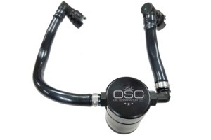 Ford Mustang Oil Separator - Passenger Side - J&L - 3.0 - Black Anodized - `18-`23