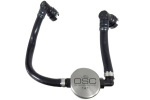 Ford Mustang Oil Separator - Passenger Side - J&L - 3.0 - Clear Anodized - `18-`23