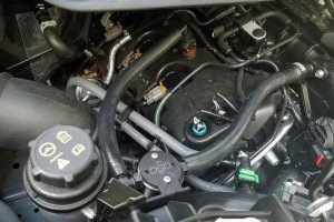 Ford Transit 350 Oil Separator - Passenger Side - J&L - 3.0 - Black Anodized - `15-`25