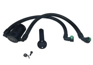 Ford Mustang Oil Separator - Driver Side - J&L - 3.0 - Black Anodized - `15-`23
