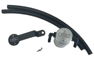 Ford Fusion Engine Oil Separator - Passenger Side - J&L - J&L Oil Separator 3.0 - Clear Anodized - `13-`19