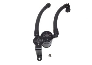 Ford Mustang Oil Separator - Passenger Side - J&L - 3.0 Remote Mount - Black Anodized - `07-`14