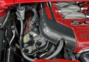 Ford Boss 302 Oil Separator - Passenger Side - J&L - J&L 3.0 Remote Mount - Clear Anodized - `12-`13