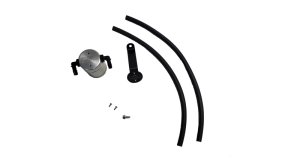 Ford Trucks Oil Separator - Driver Side - J&L - Oil Separator 3.0 - Clear Anodized - `19-`24