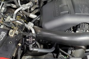 Ford Expedition Oil Separator - Passenger Side - J&L - 3.0 - Black Anodized - `15-`17 Ford Expedition Oil Separator - Passenger Side - J&L - 3.0 - Black Anodized - `15-`17