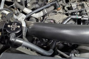 Ford Expedition Oil Separator - Passenger Side - J&L - 3.0 - Black Anodized - `15-`17 Ford Expedition Oil Separator - Passenger Side - J&L - 3.0 - Black Anodized - `15-`17