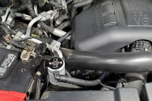 Ford Expedition Oil Separator - Passenger Side - J&L - Oil Separator 3.0 - Clear Anodized - `15-`17