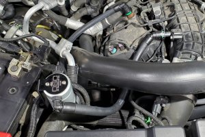 Ford Expedition Oil Separator - Passenger Side - J&L - Oil Separator 3.0 - Clear Anodized - `15-`17