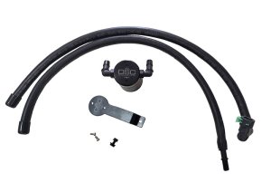 Ford Explorer Oil Separator - Driver Side - J&L - 3.0 - Black Anodized - `20-`24