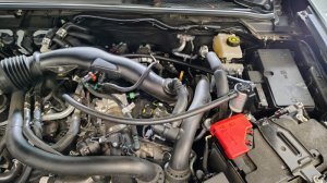 Ford Ranger Raptor Oil Separator - J&L - 3.0 PCV Side - Clear Anodized - `24-`25