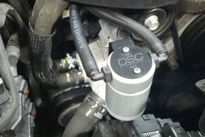 Chevrolet SS Oil Separator - Passenger Side - J&L - 3.0 - Clear Anodized - `16-`17