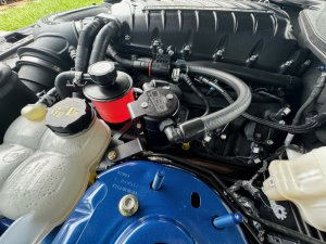 Ford Mustang Oil Separator - J&L - 3.0 CCV Side - Black Anodized - `24-`25