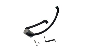 Ford Mustang Oil Separator - PCV Side - J&L - Oil Separator 3.0 - Clear Anodized - `24-`25