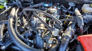 Ford Ranger Oil Separator - J&L - PCV Side - Clear Anodized - `24-`25