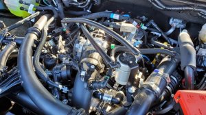 Ford Ranger Oil Separator - J&L - PCV Side - Clear Anodized - `24-`25