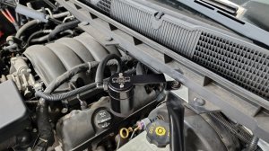 GMC Sierra 1500 Oil Separator - J&L - 3.0 PCV Side - Black Anodized - `14-`18