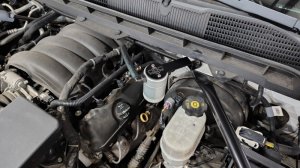 Chevrolet Silverado 1500 Oil Separator - J&L - 3.0 PCV Side - Clear Anodized - `14-`18