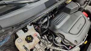 Chrysler Voyager Oil Separator - PCV Side - J&L - 3.0 - Black Anodized - `20-`25