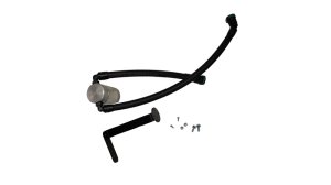 Ford F-150 Oil Separator 3.0 PCV Side - J&L - Clear Anodized - `21-`26