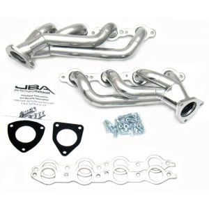 GMC Sierra Performance Exhaust - JBA - Cat4Ward - Shorty - Silver - `03-`06