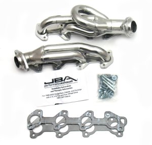Dodge Ram Performance Exhaust - JBA - Cat4Ward Header - Silver - `02-`03