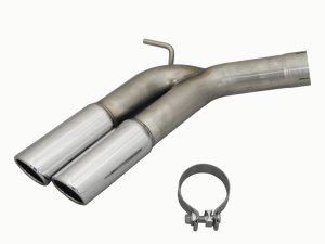 Nissan Titan Performance Exhaust - Pass Side - JBA - Dual Exit Tip Upgrade - polished chrome - `04-`22 Nissan Titan Performance Exhaust - Pass Side - JBA - Dual Exit Tip Upgrade - polished chrome - `04-`22