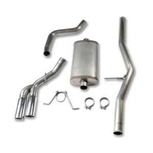 Chevrolet Silverado Performance Exhaust - Dual Exit - JBA - Cat Back, 304SS, Dual Side Swept Tips - `04-`19 Chevrolet Silverado Performance Exhaust - Dual Exit - JBA - Cat Back, 304SS, Dual Side Swept Tips - `04-`19