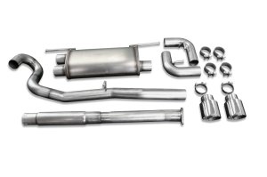 Scion FR S Performance Exhaust - JBA - Cat Back, Dual Exit, 304SS, 2-1/2in, 4in Tips - `13-`20 Scion FR S Performance Exhaust - JBA - Cat Back, Dual Exit, 304SS, 2-1/2in, 4in Tips - `13-`20
