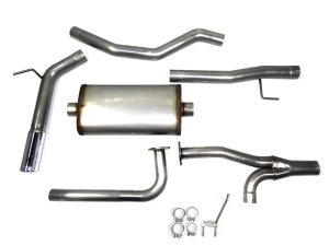 Nissan Titan XD Performance Exhaust - Single Rear Exit - JBA - Cat Back 409SS - `16-`20