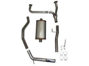 Nissan Titan XD Performance Exhaust - Single Rear Exit - JBA - Cat Back 409SS - `16-`20