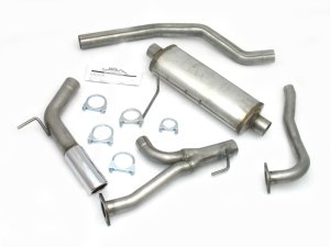 Nissan Armada Performance Exhaust - Pass Side Single Exit - JBA - Cat Back - Stainless Steel Polished Chrome - `04-`15