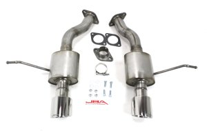Dodge Durango Performance Exhaust - Rear - JBA - Axle Back, Dual Rear Exit - Polished Chrome - `11-`21