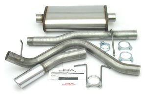 Ford F-150 Super Crew Performance Exhaust - Pass Side Single Exit - JBA - Cat Back - `01-`03 Ford F-150 Super Crew Performance Exhaust - Pass Side Single Exit - JBA - Cat Back - `01-`03